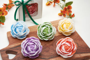 Soap Peony Flower | Elegant Peony Soap Gift | Peony Flower Wedding Favors | Baptism Gift | Special Event Gift