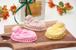 Baby Soap Figurine Wrapped in Soft Blanket | Newborn Gift | Baptism Favor | Cute Baby Shower Favor | Scented Soap Gift for Boys & Girls