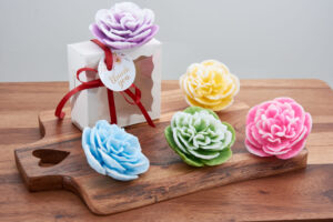 Peony Soap Favor | Elegant Floral Soap Gift | Wedding & Christening Guest Favor | Handmade Scented Soap | Party gift for Special Events