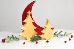 3D Decorative Christmas Trees for Winter Holidays | Shelf and Mantel Ornaments | Festive decorative trees | Perfect Christmas Gift