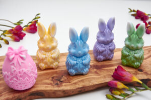 Easter Bunny and Egg Soap Set, Handmade Bar Soap, Basket Fillers, Party Favours
