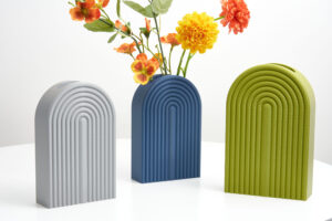 Rainbow Vase decorative ornament Modern Arch Vase Home Decoration Elegant Decorative flower Vase Lovers Gift