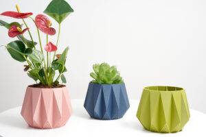 Decorative Potted Planter | Minimalist Design | Plant Pot for Air Plants & Succulents | Indoor Planter Decor | Housewarming gift | H 10cm